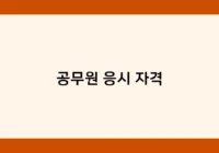 공무원 응시 자격 썸네일