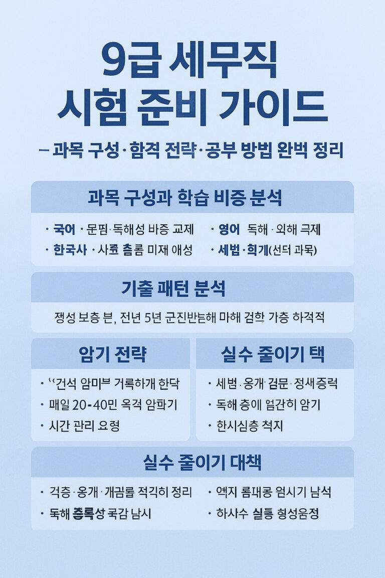 9급 세무직