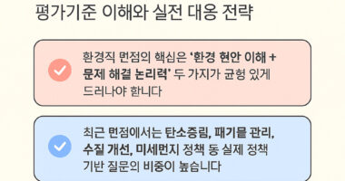 환경직 공무원 면접