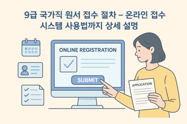9급 국가직 원서 접수