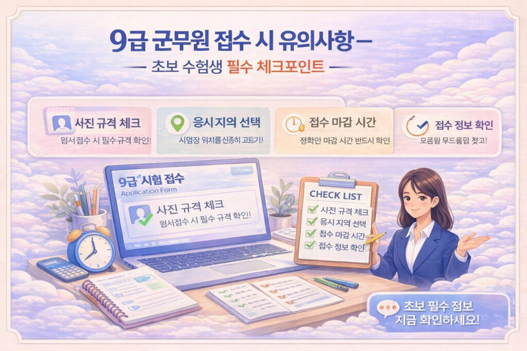 9급 접수