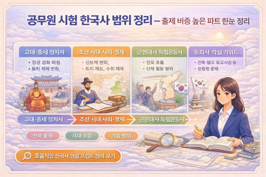 공무원 시험 한국사