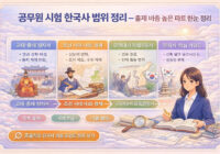 공무원 시험 한국사