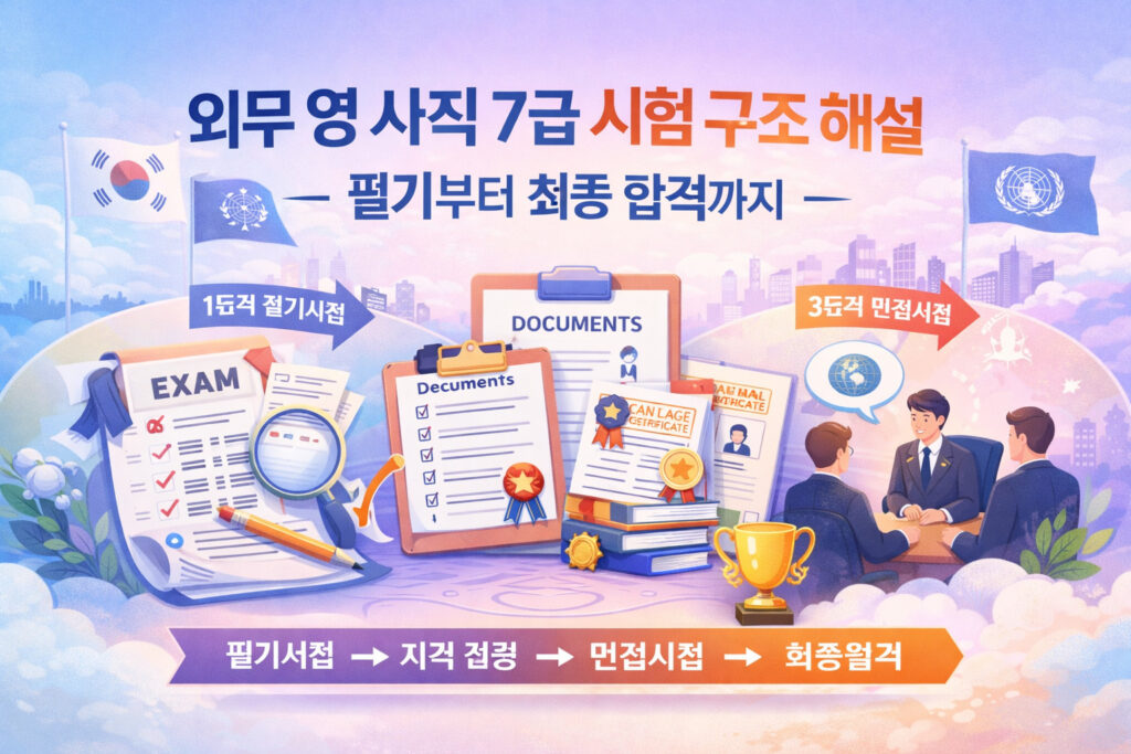 외무 영 사직 7급