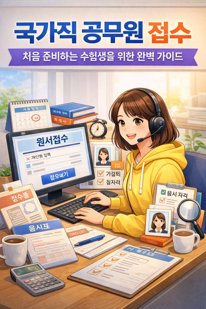 국가직 공무원 접수