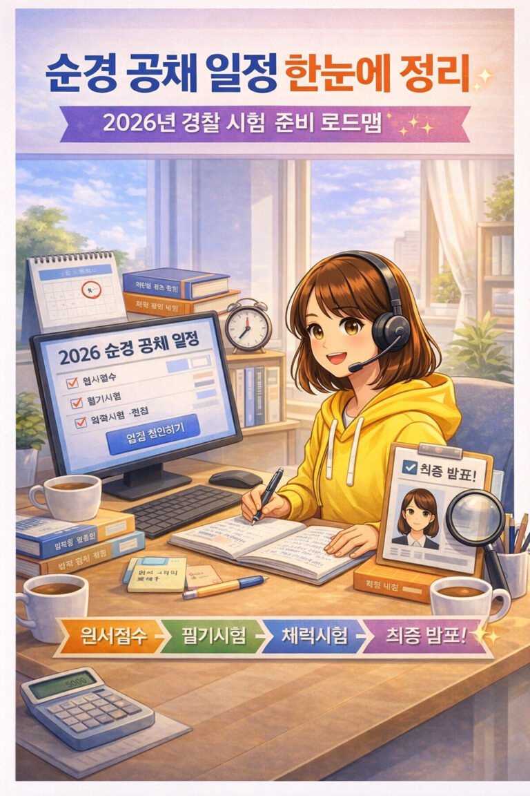 순경 공채 일정